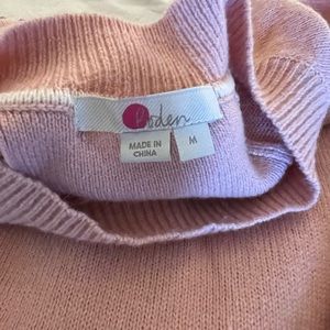Boden swing back sweater in blush. Size-M
